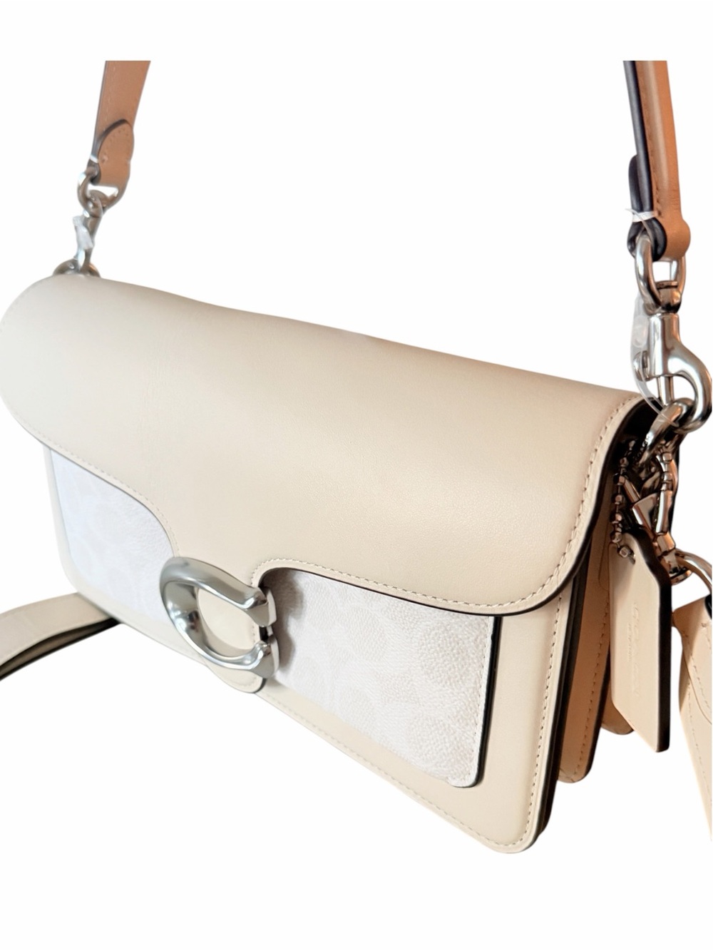 Coach Tabby Shoulder Bag 26 W/Crossbody Strap In Chalk- New With Tags
